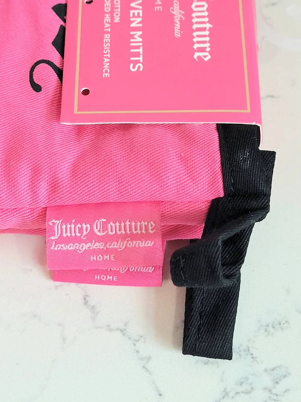 Juicy Couture Pink Oven Mitts - Set of 2